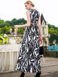 Elegant Women Long Maxi Summer Sleeveless Boho Floral Dress