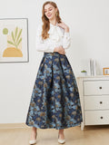 Casual Vintage Women 2 Piece Skirt Set Elegant Party Clothes