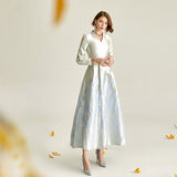 Elegant  Women Long Maxi Mermaid Stand Collar Party Dresses