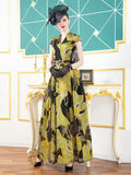 Elegant Women Organza Long Gorgeous Party Dress