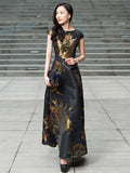 Women Elegan Jacquard Fashion Dress