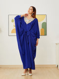 Elegant Muslim Abaya Dress Ramadan Plain Woman Kaftan Islamic Clothing Modest Robe