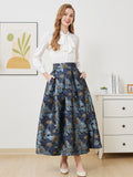 Casual Vintage Women 2 Piece Skirt Set Elegant Party Clothes