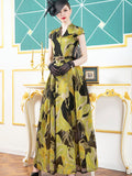 Elegant Women Organza Long Gorgeous Party Dress