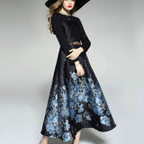 Elegant Jacquard Fashion Women Party Long Maxi Dress